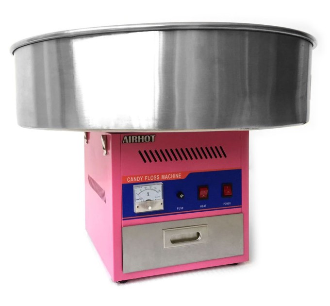 АППАРАТ ДЛЯ САХАРНОЙ ВАТЫ AIRHOT CF-2 РОЗОВЫЙ